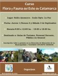 Curso flora y fauna del este de catamarca