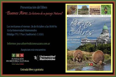 Presentación libro "Buenos Aires, la historia de su paisaje natural"