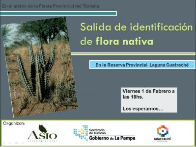 La Pampa: salida de observación de la flora nativa en Guatraché