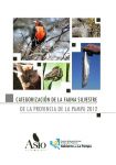 categorizacion fauna la pampa