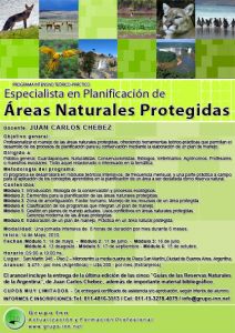 Curso: "Especialista en Planificación de Áreas Naturales Protegidas"