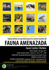 curso fauna amenazada